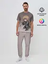 Мужская пижама с брюками / Аниме девочка на кортах в Адидасе