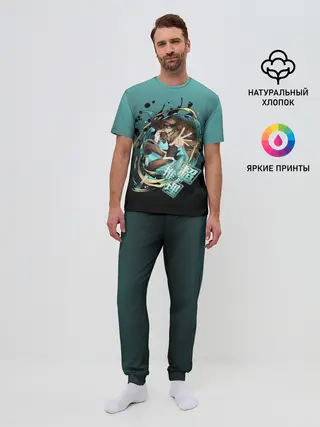 Мужская пижама с брюками / Великие из бродячих псов