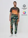 Мужская пижама с брюками / Фэнтези море корабли закат
