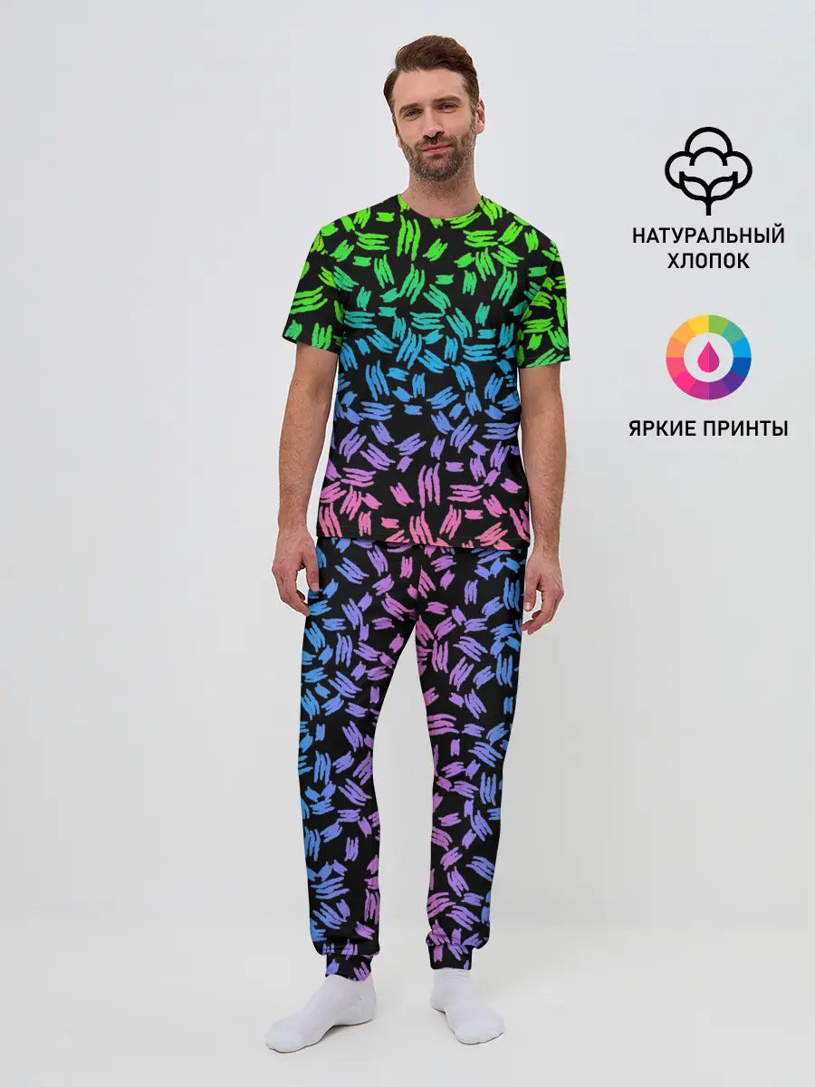 Мужская пижама с брюками / PATTERN MONSTER ENERGY