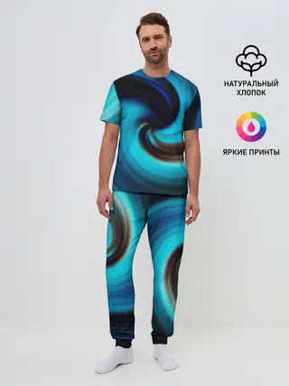 Мужская пижама с брюками / BLUE HOLE | SPACE