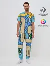 Мужская пижама с брюками / Мысли чокнутого