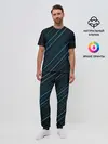 Мужская пижама с брюками / Абстракция