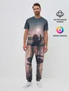 Мужская пижама с брюками / девушка свечение волшебство