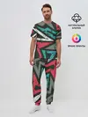 Мужская пижама с брюками / Geometric Abstraction