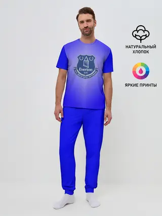 Мужская пижама с брюками / Эвертон 3D