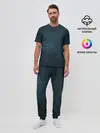 Мужская пижама с брюками / Текстура поверхность пятна