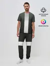 Мужская пижама с брюками / Карбоновый занавес