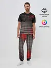 Мужская пижама с брюками / КАРБОНОВЫЕ ПЛИТЫ