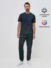 Мужская пижама с брюками / НЕОН STRIPES