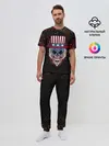 Мужская пижама с брюками / Американский череп | American Skull