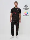 Мужская пижама с брюками / Лепестки | Casual