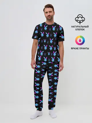 Мужская пижама с брюками / Playboy