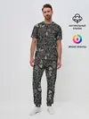 Мужская пижама с брюками / еда