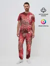 Мужская пижама с брюками / Коронавирус