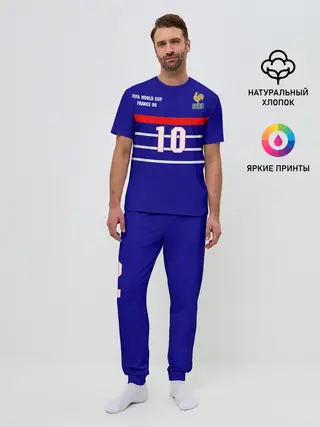 Мужская пижама с брюками / Форма Франции