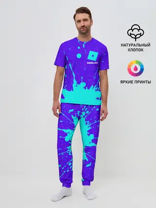 Мужская пижама с брюками / ROBLOX / РОБЛОКС