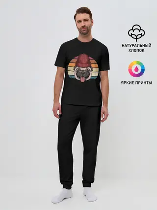 Мужская пижама с брюками / Mr. Мопс