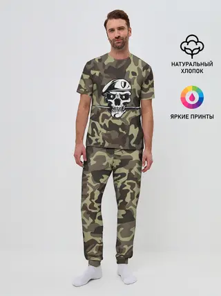 Мужская пижама с брюками / Силовые структуры
