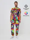 Мужская пижама с брюками / Лев Artistic Art