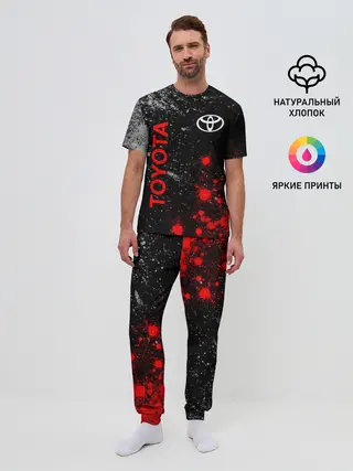 Мужская пижама с брюками / TOYOTA / ТОЙОТА