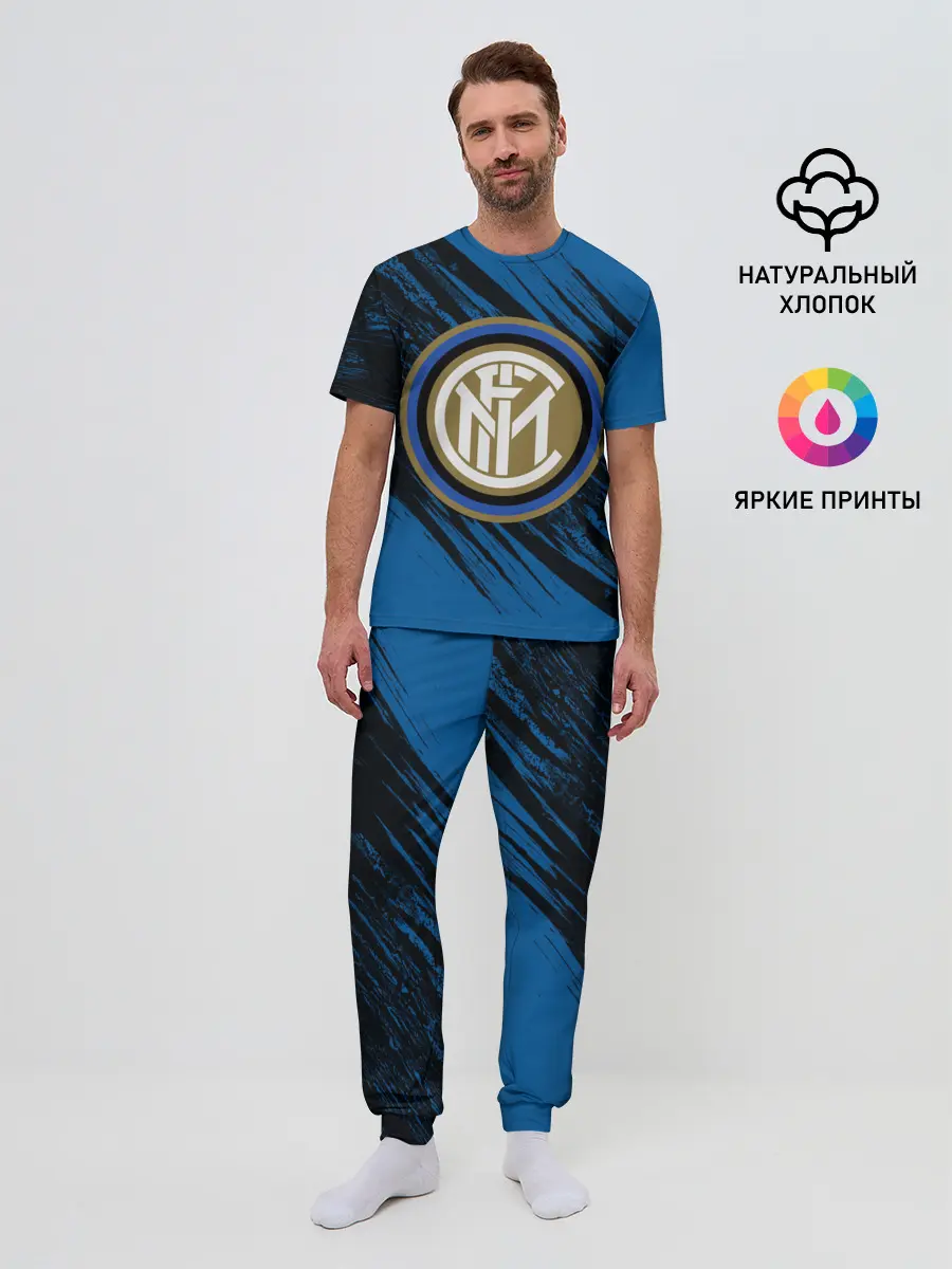 Мужская пижама с брюками / Inter