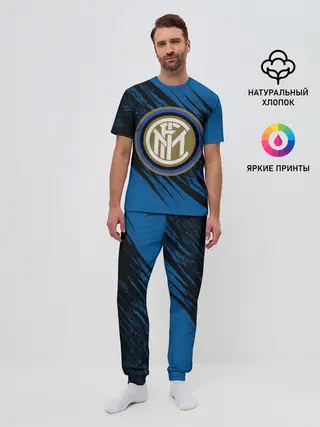 Мужская пижама с брюками / Inter