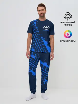 Мужская пижама с брюками / TOYOTA / ТОЙОТА