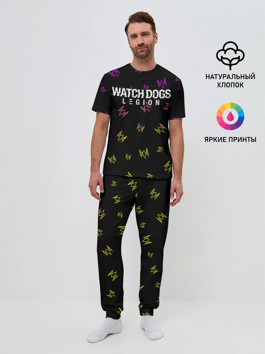Мужская пижама с брюками / WATCH DOGS LEGION / ВОТЧ ДОГС