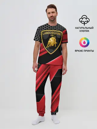 Мужская пижама с брюками / Lamborghini