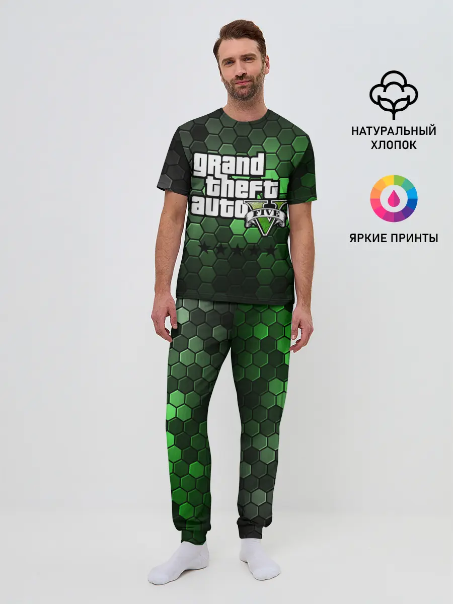 Мужская пижама с брюками / GTA 5 / ГТА 5