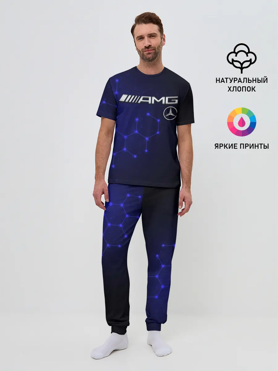 Мужская пижама с брюками / MERCEDES