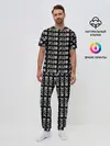 Мужская пижама с брюками / JOJOJOJOJOJOJOJOJ BLACK