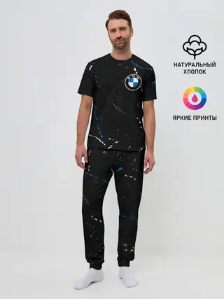 Мужская пижама с брюками / BMW / БМВ