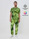 Мужская пижама с брюками / Неоновый базилик