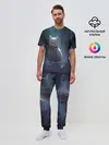 Мужская пижама с брюками / Одинокий пес в озере слез