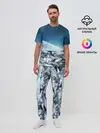 Мужская пижама с брюками / Космос