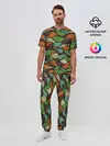 Мужская пижама с брюками / Абстрактные волны