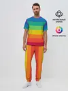 Мужская пижама с брюками / Радуга | Rainbow