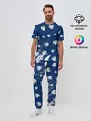 Мужская пижама с брюками / RUSSIA / РОССИЯ