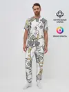 Мужская пижама с брюками / Собачье собрание