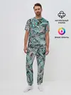 Мужская пижама с брюками / Голографическая фольга