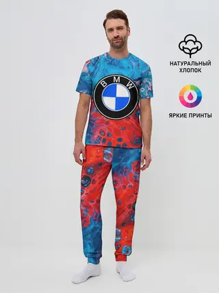 Мужская пижама с брюками / BMW