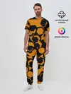Мужская пижама с брюками / КИБЕРПАНК, жёлтый