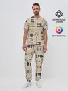 Мужская пижама с брюками / sewing