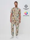 Мужская пижама с брюками / предметы шитья