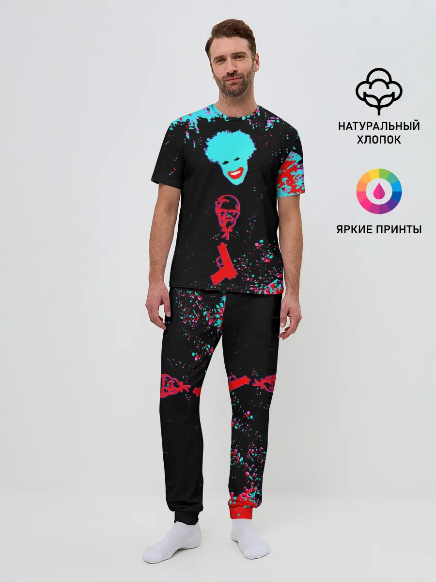 Мужская пижама с брюками / CatboyKami / Lolisocks