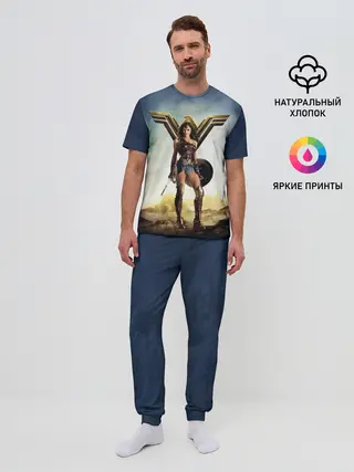 Мужская пижама с брюками / Wonder Woman