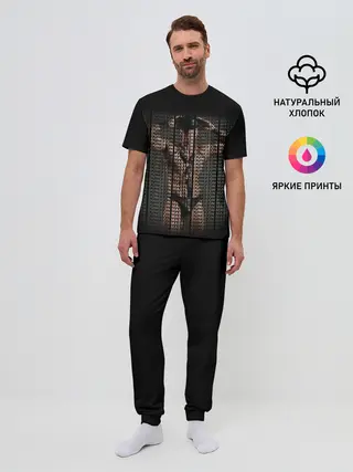 Мужская пижама с брюками / Dungen Master color