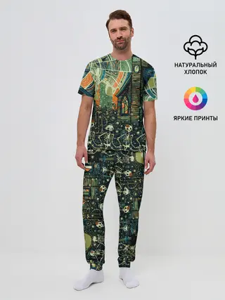 Мужская пижама с брюками / СОВРЕМЕННЫЙ МИР